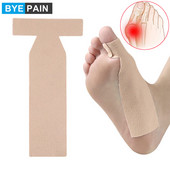 1db Hallux Valgus kötszer kényelmes T alakú öntapadó bütyök fájdalomcsillapító, légáteresztő puha lábujjjavító szalag