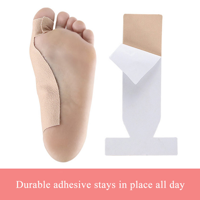 1db Hallux Valgus kötszer kényelmes T alakú öntapadó bütyök fájdalomcsillapító, légáteresztő puha lábujjjavító szalag