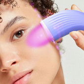 Új vörös és kék fényterápiás bőrápoló pálca masszírozó pattanásos foltok kezelésére Arc Nyak Szem bőr feszesítő Szépség bőrápoló pálca