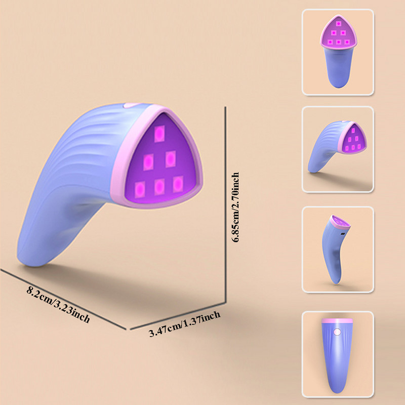 Új vörös és kék fényterápiás bőrápoló pálca masszírozó pattanásos foltok kezelésére Arc Nyak Szem bőr feszesítő Szépség bőrápoló pálca