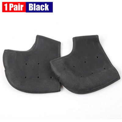 1 pár gél sarok csészék betétek, kompressziós sarok ujjak zokni láb boka fájdalom csillapító talpi fasciitis sarkantyú párnák megrepedtek