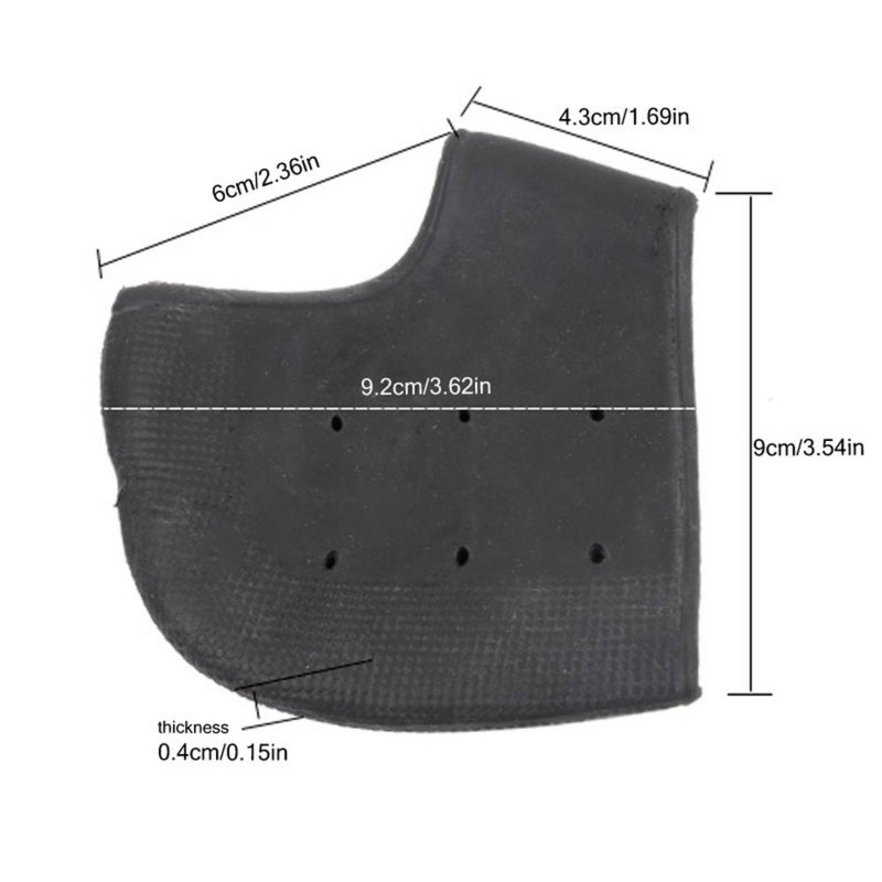 1 pár gél sarok csészék betétek, kompressziós sarok ujjak zokni láb boka fájdalom csillapító talpi fasciitis sarkantyú párnák megrepedtek