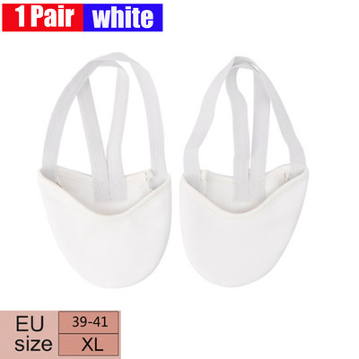 1Pora ritminės gimnastikos pirštų batai minkštos puskojinės, moteriški pusiau baleto batai profesionalų varžybų apsaugai elastingi jogos batai