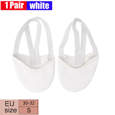 1Pora ritminės gimnastikos pirštų batai minkštos puskojinės, moteriški pusiau baleto batai profesionalų varžybų apsaugai elastingi jogos batai