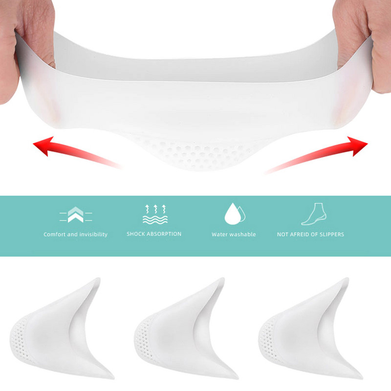 1 pereche de pungi cu gel siliconic pentru degete moale Ballet Pointe pantofi de dans Tampoane de protecție pentru picioare pentru instrument de îngrijire a piciorului dansatorului