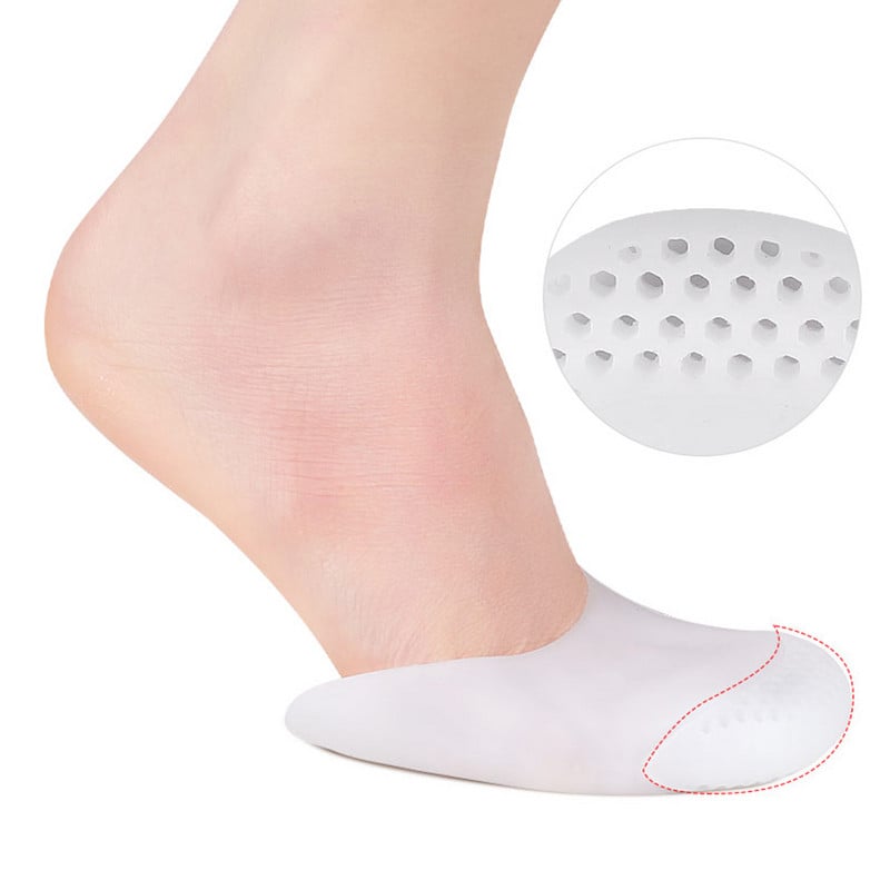 1 pereche de pungi cu gel siliconic pentru degete moale Ballet Pointe pantofi de dans Tampoane de protecție pentru picioare pentru instrument de îngrijire a piciorului dansatorului