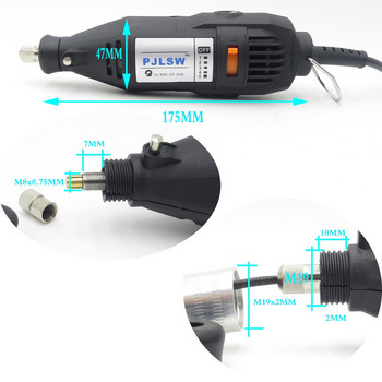 Висококачествена 220V/110V 180W (Dremel Style) електрическа въртяща се мини бормашина с променлива скорост