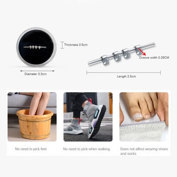 1PCS Professional Ingrown Toe Nail Correction Wire Fixer Treatment Pedicure Paronychia Recover Nails Corrector Επαναχρησιμοποιήσιμο