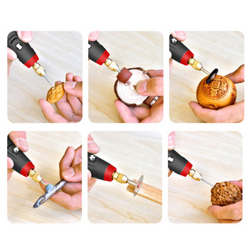 Mini Drill Electric Mini Grinder Set Drill USB Charging Rotary Tools with Graving Accessories Kits for DIY Grinding Polishing