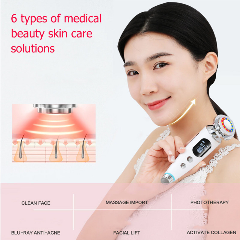 EMS Skin Rádiófrekvenciás Eye Lifting Machine Feszesítő Fiatalító Készülék Arc Nyak Karcsúbb Masszírozó Gép ránctalanító