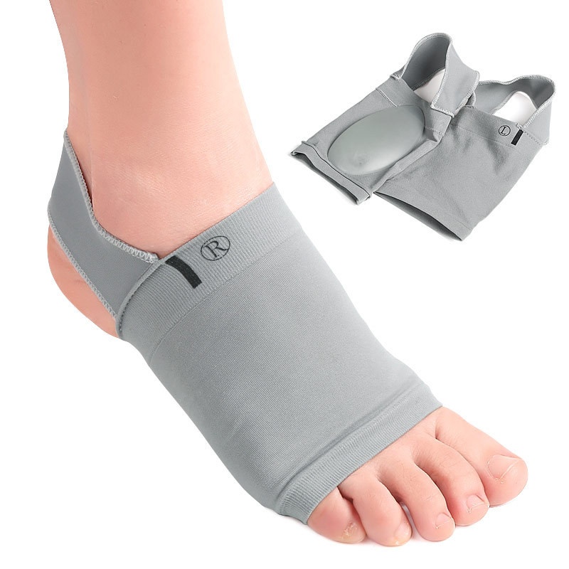 1 pár ív támasztó ujjak talpi fasciitis sarok sarkantyú pánt lábápoló lapos láb Fájdalomcsillapító ujjú zokni ortotikus talpbetét