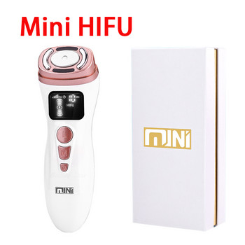 ΝΕΟ Μηχάνημα Mini HIFU Μηχανή Υπερήχων RF Fadiofrecuencia EMS Microcurrent Lift Firm Tightening Skin Wrinkle Skin Product Care