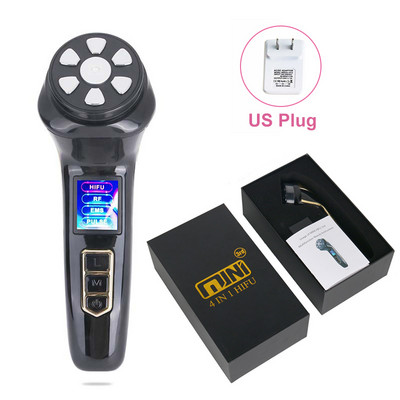 Мини HIFU 3-то поколение Оригинален EMS RF PLUS Ултразвуково подмладяване Стягаща лифтингова терапия Грижа за кожата на лицето LED против бръчки