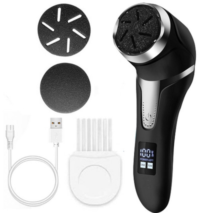 Punjiva električna rašpa za stopala Električna brusilica za stopala za pedikuru IPX7 Vodootporna 3 glave za brušenje za uklanjanje mrtve kože stopala