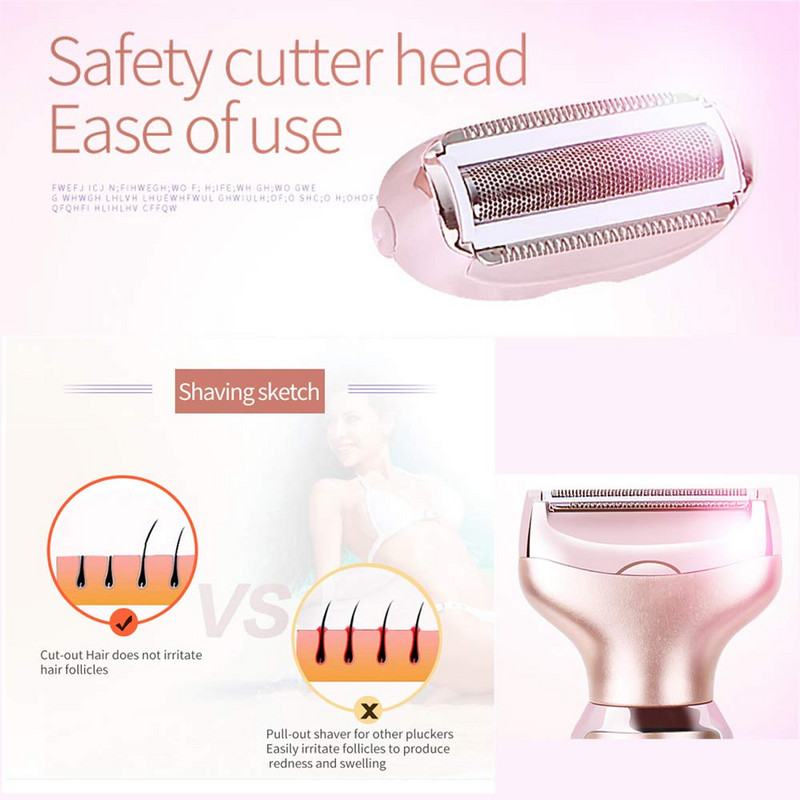 Trimmer intim pentru tunsoare pentru femeie pentru depilare inghinala Aparat de tuns pentru femei Epilator secret pentru zonele sexuale Loc zona de bikini Rosor pubian