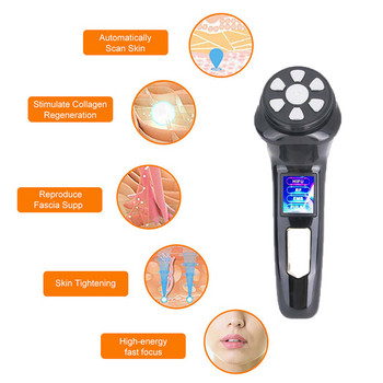 Το νεότερο Mini HIFU 3 3ης γενιάς RF Ultrasonic EMS Pulse Rejuvenation Tighten Lifting Skin Care Γνήσιο μασάζ προσώπου