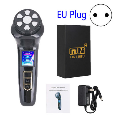 Naujausias Mini HIFU 3 3 kartos RF ultragarsinis EMS impulsinis atjauninimas Tighten Lifting Skin Care Originalus veido masažuoklis