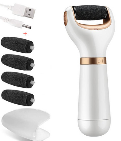 Slefuitor de picior electric portabil cu adsorbție pentru picior Pilotă electronică pentru picioare Instrumente pentru pedichiură Dispozitiv pentru îndepărtarea calusului Slefuitor pentru îngrijirea picioarelor cu 8 buc.