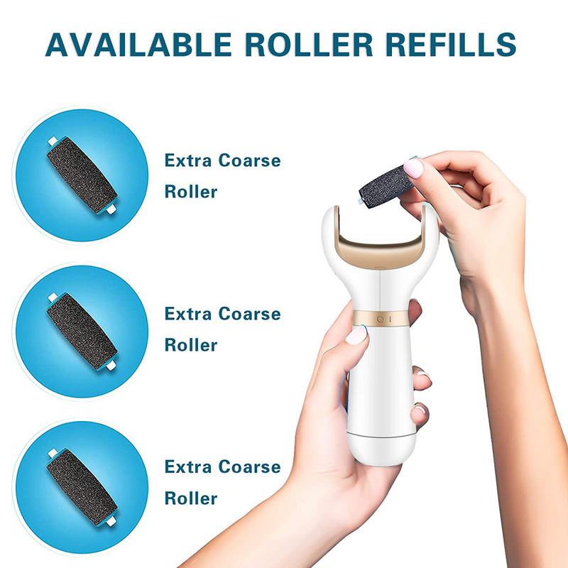 Slefuitor de picior electric portabil cu adsorbție pentru picior Pilotă electronică pentru picioare Instrumente pentru pedichiură Dispozitiv pentru îndepărtarea calusului Slefuitor pentru îngrijirea picioarelor cu 8 buc.
