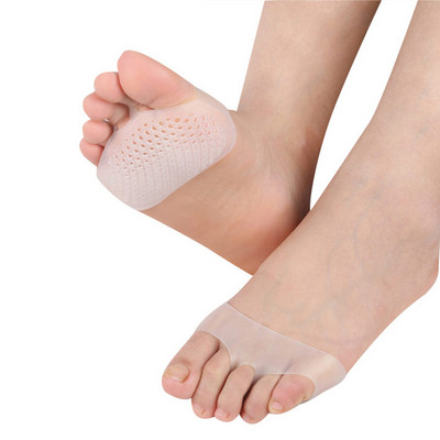 Pexmen 2/4бр. Метатарзални подложки Топка от възглавници за крака Гел Дишаща подложка за предна част на стъпалото Облекчаване на болката Инструмент за грижа за краката за мъже и жени