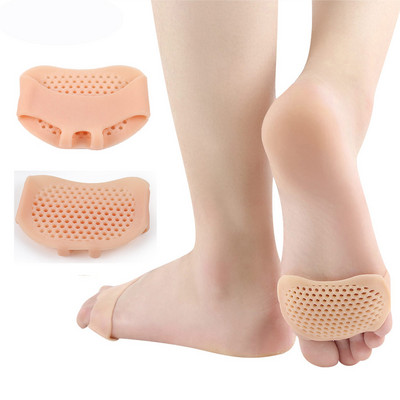 Pexmen 2/4бр. Метатарзални подложки Топка от възглавници за крака Гел Дишаща подложка за предна част на стъпалото Облекчаване на болката Инструмент за грижа за краката за мъже и жени