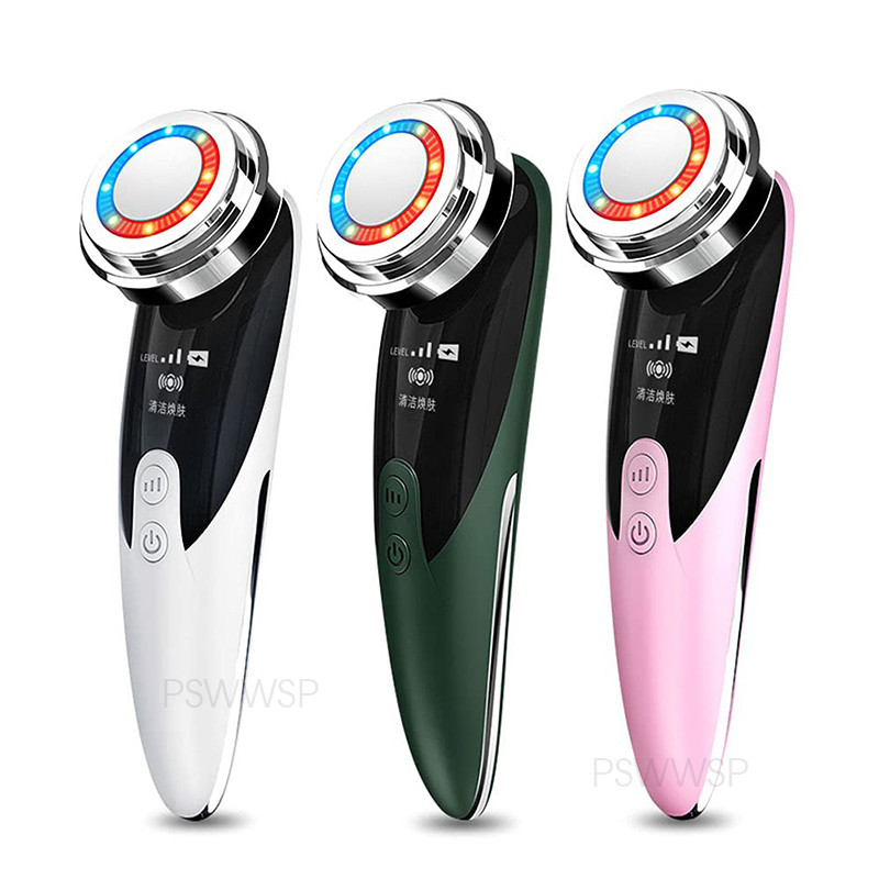 Masaj facial Dispozitiv de lifting facial cu ultrasunete LED cu radiofrecvență Întinerirea pielii Îndepărtarea ridurilor Cremă hidratantă pentru față Instrumente de îngrijire a pielii