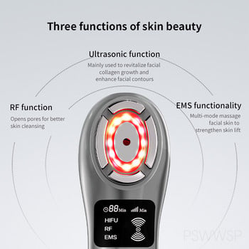 Mini HIFU Machine Ultrasonic EMS RF Skin Tightening Device Home SPA Πρόσωπο Chin Neck Eye Anti Wrinkle Lifting HIFU Facial Massager