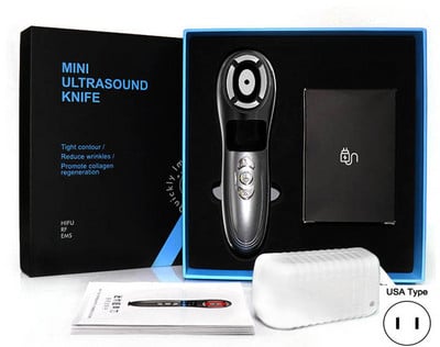 Mini HIFU gép ultrahangos EMS RF bőrfeszesítő készülék otthoni SPA arc álla nyak szem ránctalanító lifting HIFU arcmasszírozó