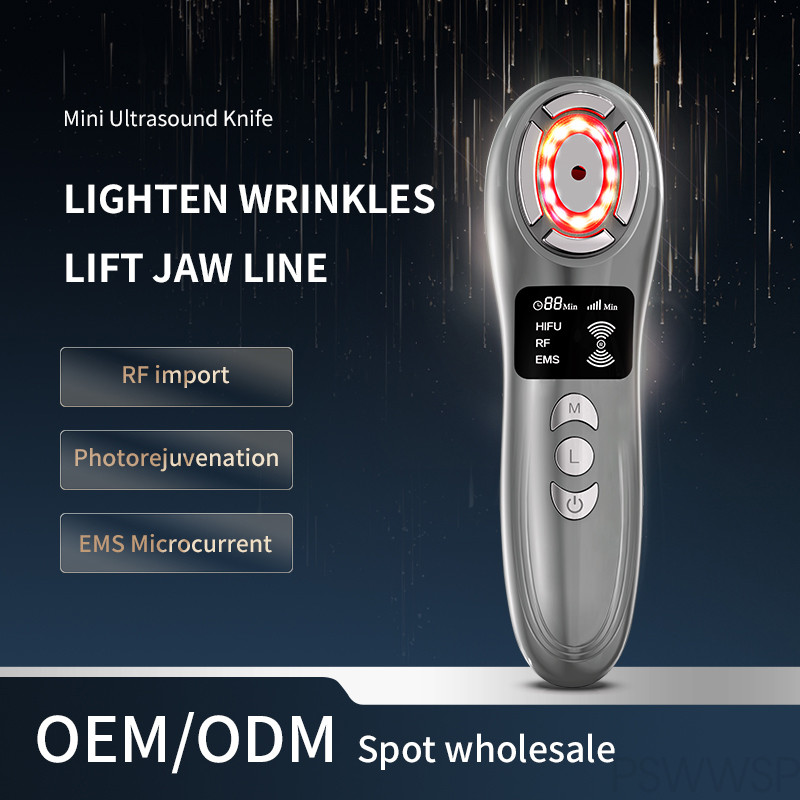 Mini HIFU gép ultrahangos EMS RF bőrfeszesítő készülék otthoni SPA arc álla nyak szem ránctalanító lifting HIFU arcmasszírozó