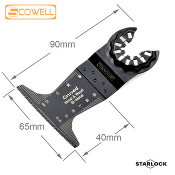 Έκπτωση 30% HCS/Japan-tooth/Διμεταλλικό Starlock Plunge Oscillating Tool Multi-function Tool Saw Blades Renovator Trimmer Scraper Blade