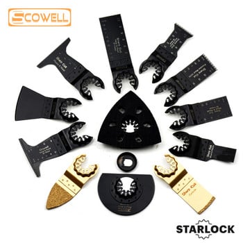 Έκπτωση 30% HCS/Japan-tooth/Διμεταλλικό Starlock Plunge Oscillating Tool Multi-function Tool Saw Blades Renovator Trimmer Scraper Blade