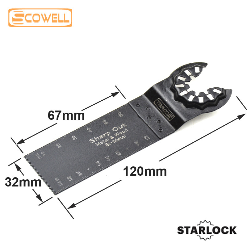 30% popusta HCS/Japan-tooth/Bi-metal Starlock Plunge oscilirajući alat Višenamjenski alat Oštrice pile Renovator Trimer Oštrica strugača