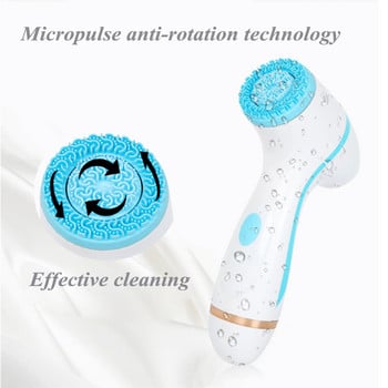 Βούρτσα καθαρισμού προσώπου Sonic Nu Face Spin Brush Set Galvanica Facial Spa System For Skin Deep Cleaning Remove Blackhead Machine