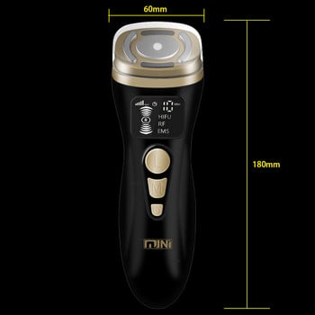 HIFU 2.0 Black Magic Mini HIFU Machine Ultrasound RF EMS Microcurrent Lifting Firming Tightening Skin Care Wrinkle Remove