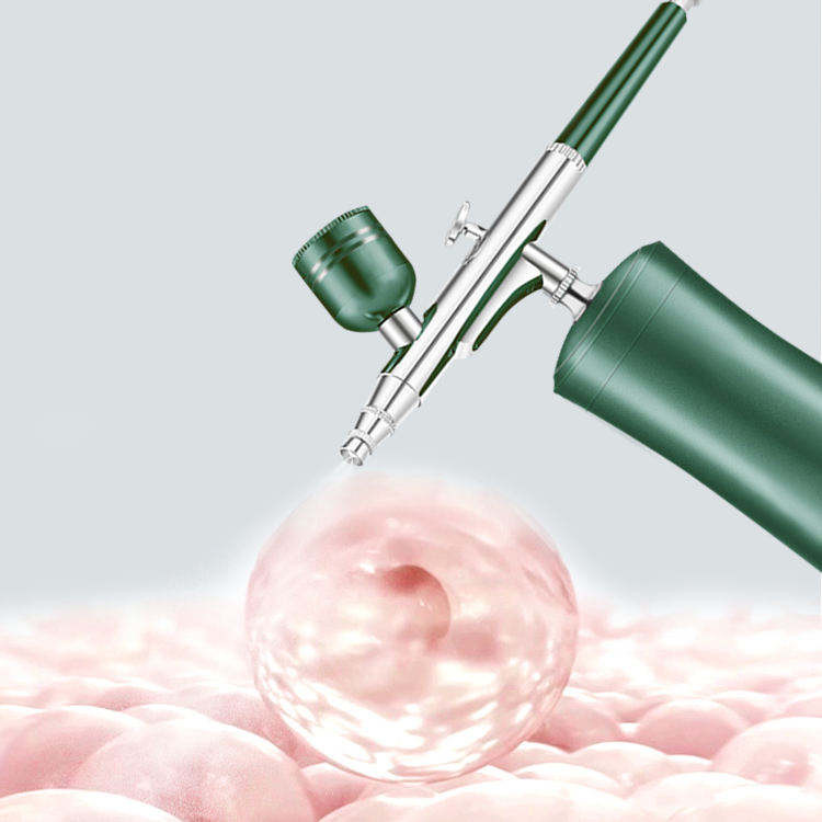 Deguonies purkštuko mini oro kompresoriaus rinkinys Oro šepetėlio dažų purškimo pistoletas Nagų dailės tatuiruotės amatų tortas nano rūko rūko purkštuvas