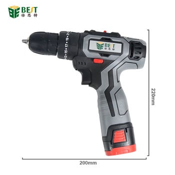 BES 18V Brushless Electric Drill Electric Screwdriver Mini Wireless Driller Impact Driller 28-35 Nm