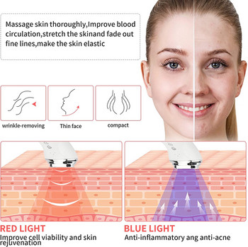 Ултразвукова мини HIFU подмладяване на кожата RF стягаща лифтинг терапия Грижа за кожата LED против бръчки Ултразвукова грижа за лицето Красота