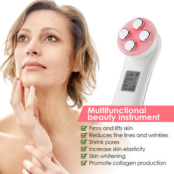 RF EMS Microcurrent Mesotherapy Skin Lifting Massager LED Photon Rejuvenation Μηχάνημα ομορφιάς Συσκευή ανύψωσης προσώπου Αντιρυτιδική