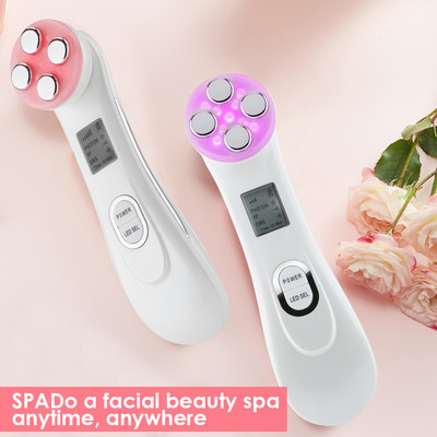 RF EMS mikrostrujna mezoterapija Masažer za podizanje kože LED Photon Rejuvenation Beauty Machine Uređaj za podizanje lica protiv bora