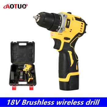 18V Max Electric Screwdriver Cordless Drill Mini Wireless Power Driver 2-Speed Cordless Electric Screwdriver MT-Series Tools