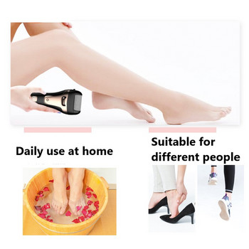 Νέα Επαναφορτιζόμενη Ηλεκτρική λίμα ποδιών Μηχάνημα αφαίρεσης κάλων Συσκευή πεντικιούρ Εργαλεία περιποίησης ποδιών Πόδια για τακούνια Αφαίρεση νεκρού δέρματος