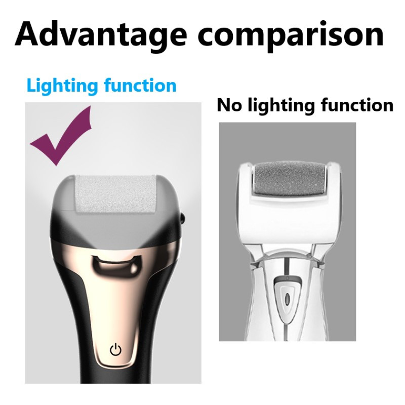 Nova punjiva električna turpija za noge Stroj za uklanjanje žuljeva Uređaj za pedikuru Alati za njegu stopala Stopala za pete Uklanja mrtvu kožu