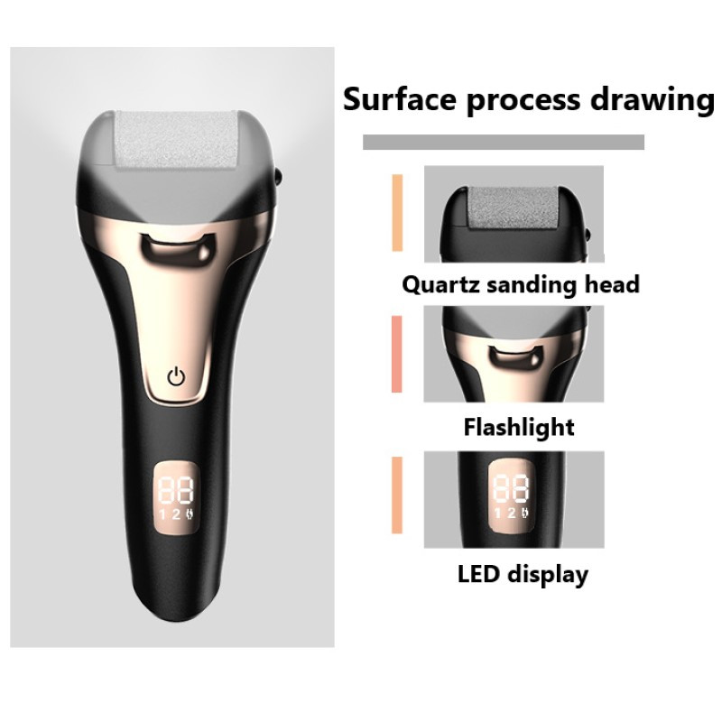 Nova punjiva električna turpija za noge Stroj za uklanjanje žuljeva Uređaj za pedikuru Alati za njegu stopala Stopala za pete Uklanja mrtvu kožu