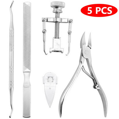 Professionaalsed pediküüri tööriistad sissekasvanud varbaküünte tööriistade komplekt küünte hooldus sissekasvanud varbaküünte eemaldamine korrektsioonlõikurid jalahooldus 5/6/7/8tk