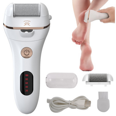 2022 Νέο επαναφορτιζόμενο ηλεκτρικό μηχάνημα αφαίρεσης τύλου Συσκευή πεντικιούρ Foot File Εργαλείο περιποίησης ποδιών για τακούνια Αφαίρεση νεκρού δέρματος Εργαλείο