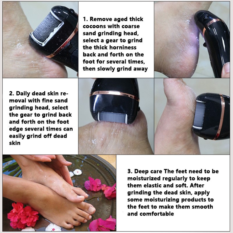 2022 Νέο επαναφορτιζόμενο ηλεκτρικό μηχάνημα αφαίρεσης τύλου Συσκευή πεντικιούρ Foot File Εργαλείο περιποίησης ποδιών για τακούνια Αφαίρεση νεκρού δέρματος Εργαλείο