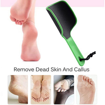 Σχήμα U διπλής πλευράς ποδιών Rasp Σκληρό νεκρό Skin File Callus Remover Foot Scrubber Pedicure Σκληρό τραχύ και ξηρό σκληρό δέρμα αφαίρεσης δέρματος