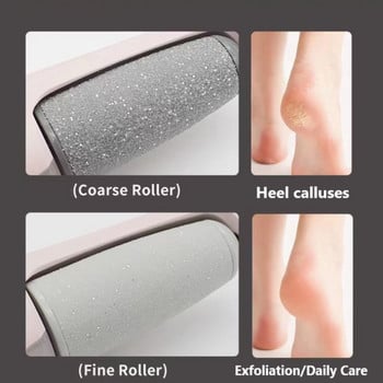 8 τμχ Εργαλείο περιποίησης ποδιών Doll Polish Heads Hard Skin Remover Refills Replacement Rollers For Heel Foot Care Tool