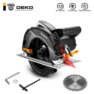DEKO kružna pila 1600W 185mm Električni alati Ručni stroj za rezanje kamena/drva/metala/pločica Višenamjenska velika snaga