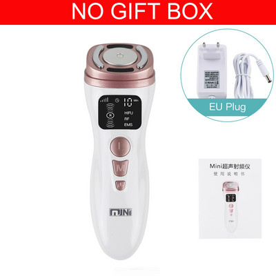 EMS mini arcápoló HIFU gép RF rádiófrekvenciás arc lifting ránctalanító készülék mikroáram Beauty LED terápiás bőrápoló eszközök